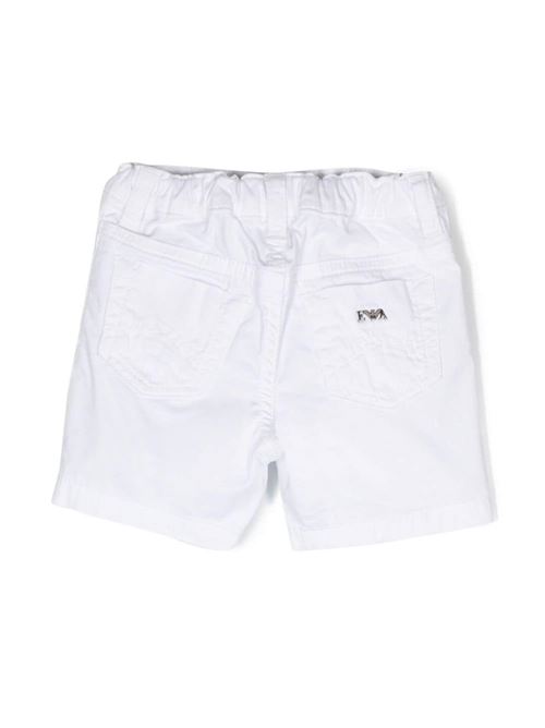 Bermuda neonato bianco EMPORIO ARMANI KIDS | 8NHS014N7LZ0100